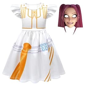 Korean Idol Inspired Pop Star Costume Fancy Dress Virtual Idol Movie Cosplay for Girls' Kids Halloween Carnival Performance Comic Con Anime Expo thumbnail 2