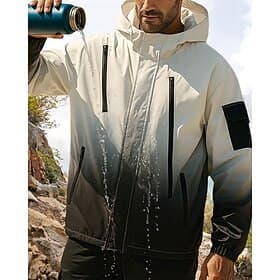 Men's Windbreaker Softshell Jacket Hiking Jacket Outdoor Waterproof Windproof Hiking Outfits Hiking Clothes Spring Autumn / Fall Top Camping / Hiking / Caving thumbnail 5