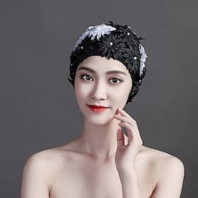 Fabric Swim Cap for Adults Nylon Extra Room Fit Comfortable Chlorine Resistant  Hypoallergenic Swimming Surfing