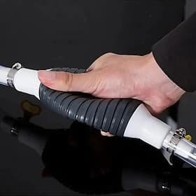 Kit pompa di trasferimento carburante manuale per impieghi gravosi, 3 pezzi benzina utensile per il trasferimento di gasolio con sacchetto estrattore e 2 morse