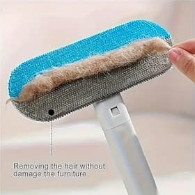 Durable Pet Hair Remover Brush for Dogs  Cats – Reusable, Washable, Gentle on Furniture, Sofas, Carpets, Clothing  Bedding – Pet Grooming Tool, Sturdy Plastic