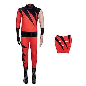 Wrestler Cosplay Costume Halloween Children's Jumpsuit Cosplay Costume Kane