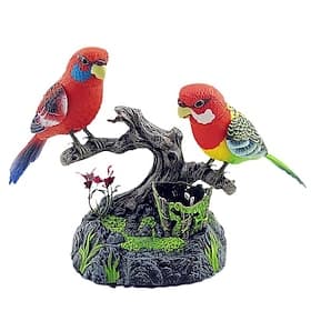 Geräuschaktivierter zwitschernder Vogel, interaktives Spielzeug, elektrische Vögel, sprechende Papageien, elektronische Haustiere, Büro, Heimdekoration, Stifth