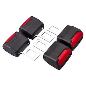 4 piezas de clip de extensión para cinturón de seguridad de coche, hebilla de bloqueo para asiento de seguridad, extensor de clip para cinturón de seguridad, a