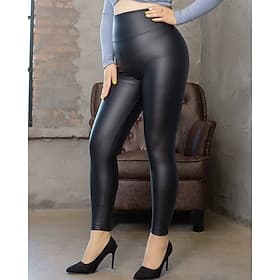 Femmes Slacks Leggings Leggings confortables Streetwear Occasionnel Longueur complète Taille Haute Uni Taille Élastique Confortable Rue Fête Tenue quotidienne thumbnail 2