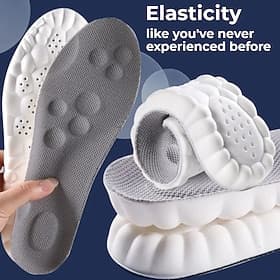 3 Pairs Revolutionary Orthopedic 4D Cloud Technology Insole Super Soft, Ultra Comfort Insoles, 4D Sports Shoes Insoles, Acupoint Massage Insole for Foot  Joint