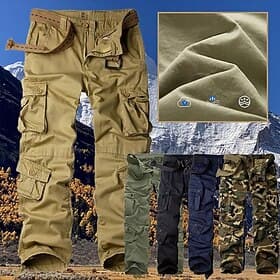 Men's Outdoor Pants Cargo Pants Hiking Pants Trousers Military Camouflage Spring Autumn / Fall Outdoor Regular Fit Waterproof Quick Dry Breathable Pants / Trou thumbnail 2