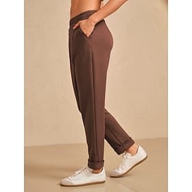 Women's Pants Pink Army Green Royal Blue Pants / Trousers Fall Winter Ladies Clothes Outfits Wear Apparel