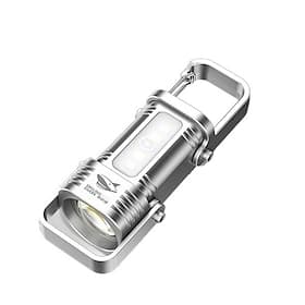 USB C Rechargeable Keychain Flashlights,High Low Beam Mini Flashlights,COB Keychain Working Lamp 6 Light Modes,Lightweight Bright Mini Keyring Light for Walkin
