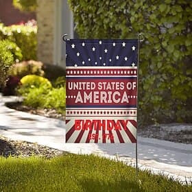 1776-2026 USA 250th Anniversary Garden Flag, Patriotic American Birthday Outdoor Banner for Yard, Lawn, Porch, or Independence Day Decoration