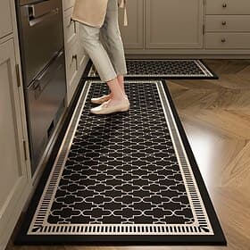 Kitchen Runner Rugs Non Slip Absorbent Oil Resistant Long Hallway Carpet Washable Stain Resistant Cuttable Entryway Floor Mat Kitchen Floor Protector Home Deco