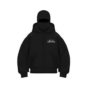 Herren Kapuzensweatshirt Vollreißverschluss-Kapuzensweatshirt Schwarz Mit Kapuze Grafik Reißverschluss Tasche Sport  Outdoor Täglich Ferien Polyester Streetwea