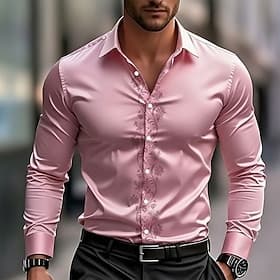 Men's Floral Print Ethnic Flowers Shirt Satin Shirt Dress Shirt Long Sleeve Vintage Retro Vacation Dailywear Summer Spring Fall Turndown 3D Print Button Up Shi thumbnail 2