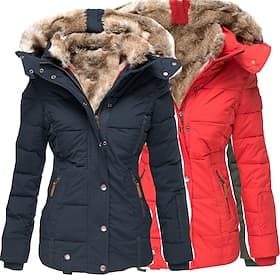 Women's Winter Coat Parka Warm Comfortable Fur Trim Zipper Pocket Casual Plain Outdoor Vacation Going out Weekend Long Hooded Regular Fit Long Sleeve Outerwear