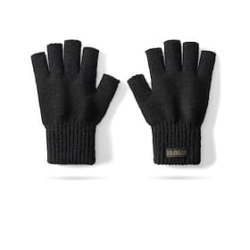 Men's 1 Pair Half Finger Winter Gloves Knitted Gloves Fingerless gloves Sports Fashion Sports  Outdoors Gloves Thermal Warm Solid Color Fall Black Brown Grey