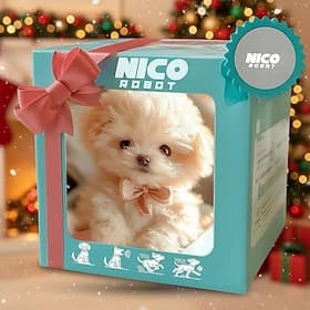 Ideal Christmas Gifts for Grandkids Girls Boys, Robot Dog My Realistic Robot PuppyInteractiveToy That Walks Barks Wags Tail Plush Pet Dog Realistic Robotic Dog