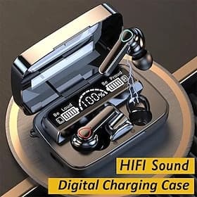9D Stereo Bluetooth Earbuds TWS Wireless Bluetooth5.1 Earphones Waterproof Sport Headset Noise Reduction In Ear Headphones with Charginng Case Valentine's Day