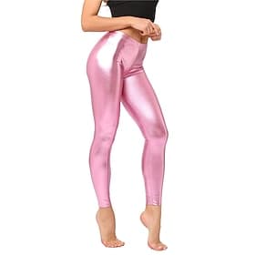 Women's Leggings Fashion Streetwear Full Length Medium Waist Plain Pocket Elastic Waist Comfortable High Elasticity Daily Outdoor Vacation Blue Pink Red Green