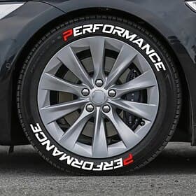 8 Stück/Set Autoreifen-Dekoraufkleber, universelle 3D-Aufkleber aus permanentem PVC für Autotuning, Kfz-Etiketten und Performance-Projekte
