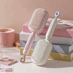 Retractable Cushion Massage Comb, with Portable Travel Design, Features Retractable, Easy to Clean, Ergonomic Pull Ring Air Cushion Massage Comb, for Detanglin