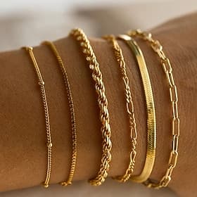 Classic Flower Fashion Alloy Bracelet Jewelry Silver / Gold For Daily Holiday