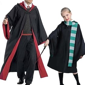 Sorcière magique Sorcière Sorcier Harry le Magicien Cape Costume élégant Classique  Intemporel for Homme Femmes Enfant Adulte Noël Carnaval
