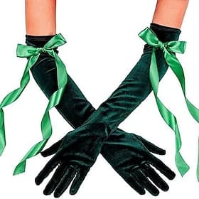 Térylène Genou Gant Élégant Avec Couleur unie Gants de Mariage / Fête