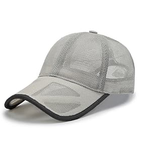 Baseballkappe Tennis Cap Herren Flügelärmel Einfarbig Sonnenschutz Feuchtigkeitsableitend Atmungsaktiv für Tennis Baseball Pickleball Sommer Schwarz Armeegrün