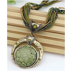 Pendant Necklace Necklace For Women's Daily Street Alloy Retro