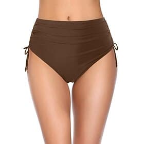 Women's Swimwear Bikini Bottom Swimsuit Vacation Sleeveless Bathing Suits
