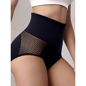 Women's Waist Trainer Active Fashion Pure Color Seamless Boy Leg Daily Vacation Street Black White Beige Summer Spring Tailored Fit
