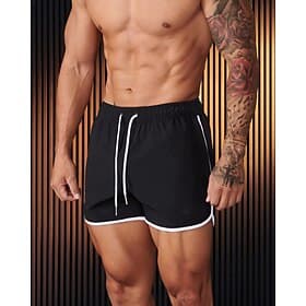 Men's Running Shorts Athletic Shorts Gym Shorts Drawstring Pocket Elastic Waistband Bottoms Casual Outdoor Vacation Summer Quick Dry Lightweight Soft Gym Worko