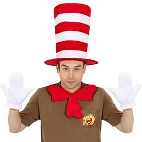 Cat Gloves Hat More Accessories Storybook Characters Cosplay for Unisex Adults' Halloween Carnival Performance Educational Dress Up
