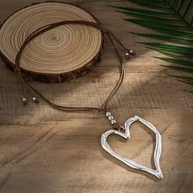 1 pièce Collier pendentif Collier For Unisexe Quotidien Rue Cadeau Cuir Alliage Patchwork Cœur