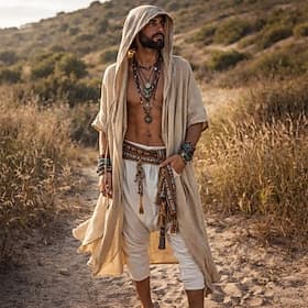 Men's Linen Shirt Summer Shirt Casual Shirt Beach Shirt Shrugs Solid / Plain Color Casual Streetwear Apricot Short Sleeve Hooded Summer Spring Clothing Apparel