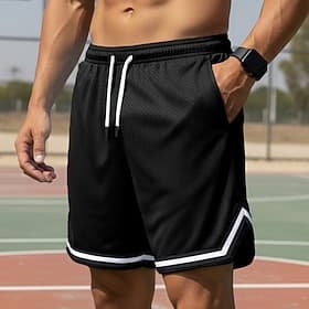 Men's Active Shorts Sunday Shorts Casual Shorts Athletic Short Drawstring Pocket Simple Plain Quick Dry Breathable Knee Length Casual Outdoor Vacation Fashion