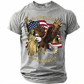 4th of July 2026 250th Memorial Day T-Shirt