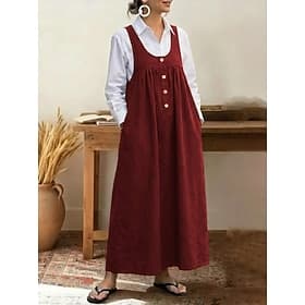 Women's Midi Dress Shift Dress Summer Dress Slip Dress Backless Dress Vacation Party Casual Daily Home Outdoor Loose Fit Graphic Sleeveless U Neck Blue Orange