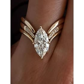 1PC Ring For Women's Cubic Zirconia Clear Daily Gift Holiday Alloy