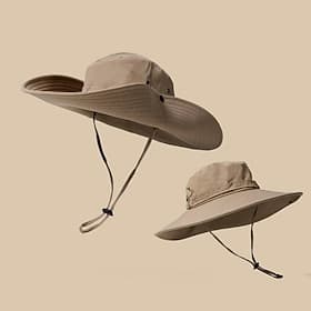 Homme Bob Noir bleu marine fibre de polyester Réglable Vacances ancien Sports  Plein air Occasionnel Quotidien Extérieur Couleur Unie Protection solaire Écran