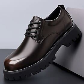 Men's Faux Leather Formal Shoes, Elegant Design with Comfort and Durability for Weddings and Special Occasions