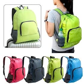 Faltbarer Rucksack, leichter, geräumiger Canvas-Rucksack für Damen (1 Stück) Herren, ideal zum Wandern, Campen und Bergsteigen Outdoor-Sportarten