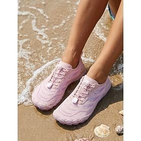 Women's Light Purple Water Shoes – Lightweight Slip-On Barefoot Aqua Shoes, Quick Dry Breathable Non-Slip Beach Swim Shoes for Pool, Surfing, Travel  Outdoor A