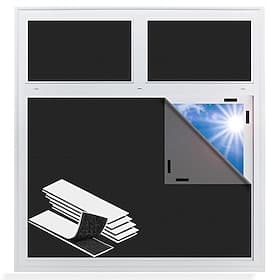 100 % Verdunkelungsvorhänge fürs Schlafzimmer, magnetische, tragbare Verdunkelungsrollos für unterwegs, Verdunkelungsfensterabdeckung (ohne Bohren, zuschneidba