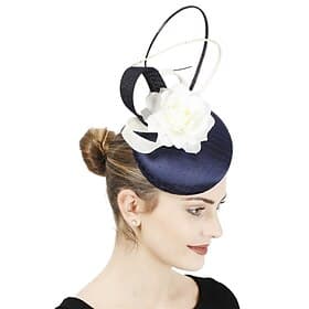 Fascinators Polyester Wedding Elegant Vintage Cute With Flower Headpiece Headwear