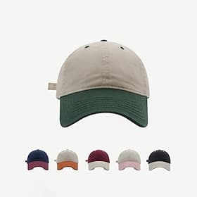 Baseballkappe Sonnenhut Tennis Cap Unisex Flügelärmel Laufmütze Patchwork Sonnenschutz Feuchtigkeitsableitend Atmungsaktiv für Tennis Baseball Pickleball Somme thumbnail 2
