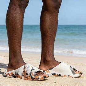 Men's Lightweight Slip-On Summer Beach Shoes – Comfortable Soft EVA Upper, Breathable Open-Toe, Non-Slip Casual Sandals for Poolside, Vacation and Outdoor Leis