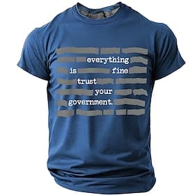 Herren Lustiger Slang T Shirt Kurzarm T-Shirt 3D-Druck Rundhalsausschnitt Hemd Mode Täglich Täglich Straße Blau Schwarz Rote Sommer Frühling Bekleidung S M L X