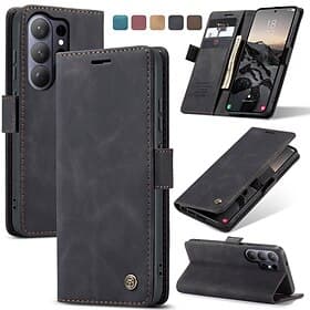 Phone Case For Samsung Galaxy S26 S26 Ultra Plus Wallet Case Flip Cover with Stand Holder Kickstand Card Slot Retro TPU PU Leather