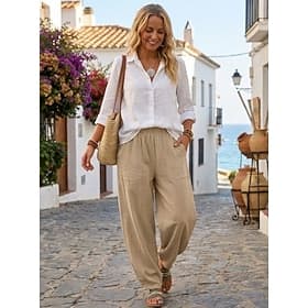 camicia da donna tinta unita semplice elegante casual manica lunga colletto camicia normale top quotidiano festa bottoni blu bianco giallo rosa estate primaver thumbnail 2